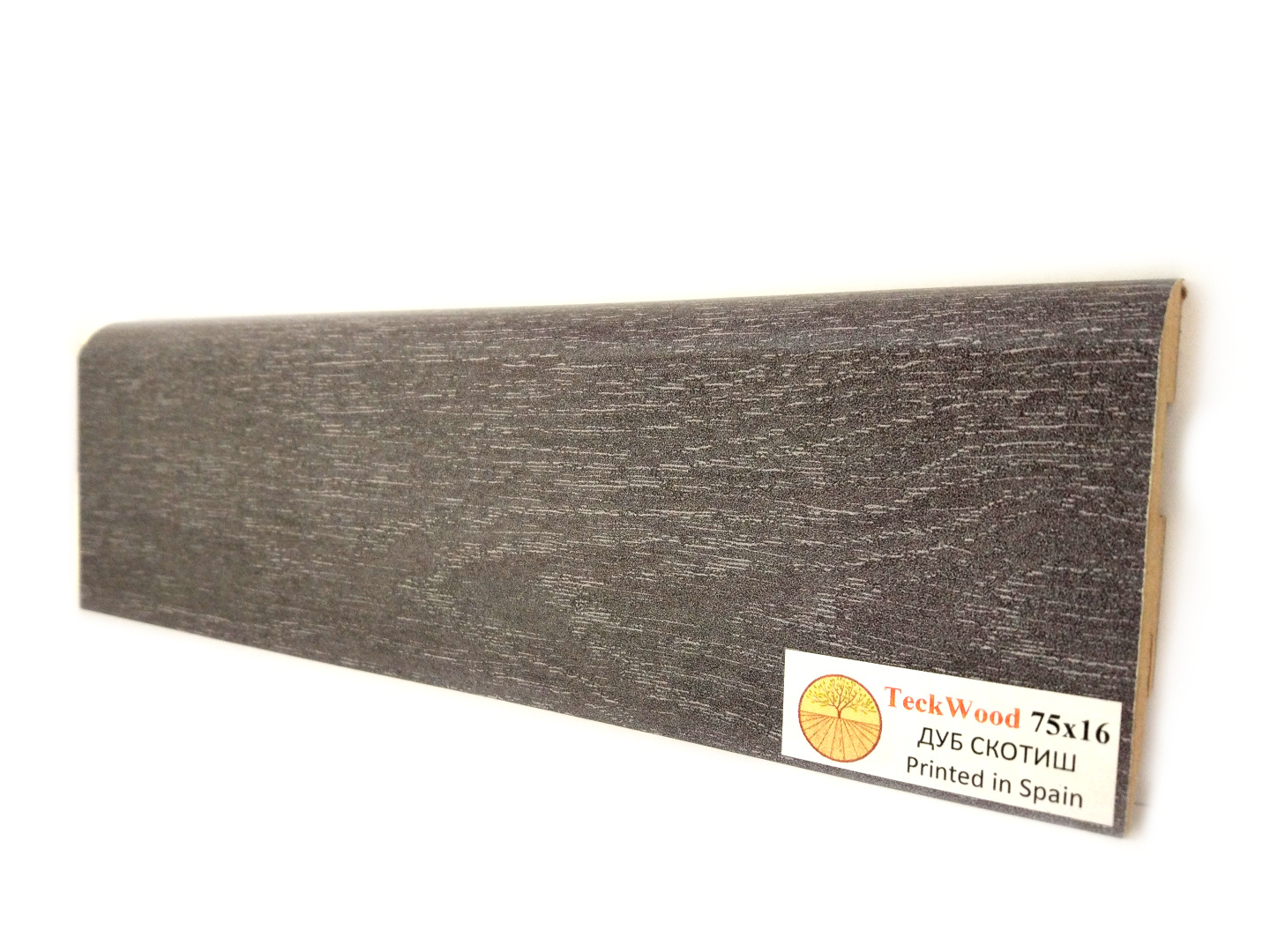 Плинтус МДФ ламинированный TeckWood Дуб Скотиш 2150×75×16